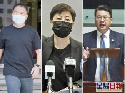 香港反对派议员胡志伟、尹兆坚及黄碧云被捕