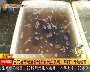 公安县市场监管局开展长江流域 “禁捕”专项检查