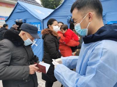 荆州区弥市镇开展全员核酸检测应急演练活动