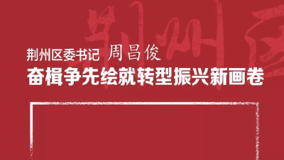 荆州区委书记周昌俊：奋楫争先绘就转型振兴新画卷