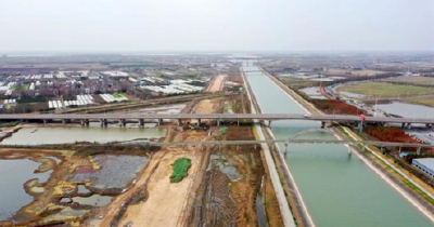 荆州区滨河大道建设提速，部分路段今年8月可通车
