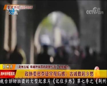 政协委员李征宇观后感：古城载起乡愁