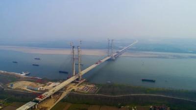 荆州又一长江大桥将合龙！