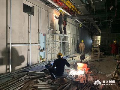 荆州市公共卫生中心项目建设已完成90%工程量