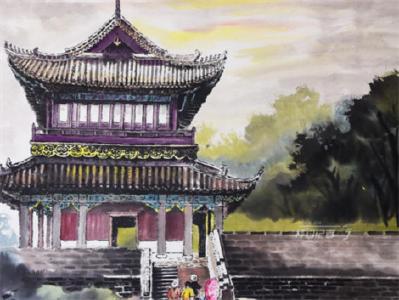 特约记者行：老人笔下的荆州风光与山水画