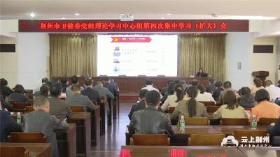 党史学习教育|荆州市卫健委党组理论学习中心组开展集中学习