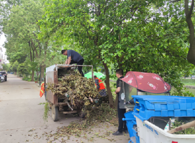清洁家园，助力创卫！荆州区河套社区开展志愿服务活动
