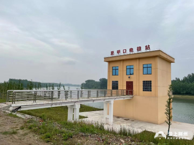 荆州区最大的排涝泵站——里甲口电排站今年主汛期投入运行