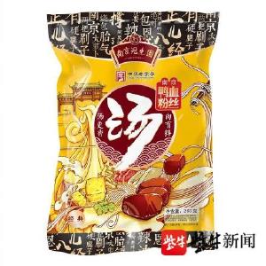 “含鸭量”必须超过50% 南京给速食鸭血粉丝汤定标准