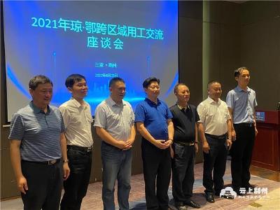 2021年琼鄂校企合作交流会在荆举行