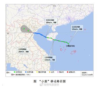 台风“小熊”13日登陆越南 对海南省影响结束