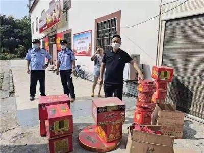 荆州区持续打击非法违法经营烟花爆竹