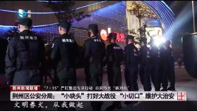 荆州区公安分局：“小块头”打好大战役 “小切口”维护大治安