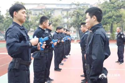 以训推进实战 荆州区公安分局开展实战大练兵训练考核