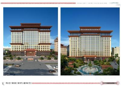 荆州中医特色大楼主体建设即将完工