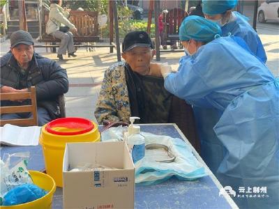 荆州区：送“苗”上门，最大限度方便市民疫苗接种