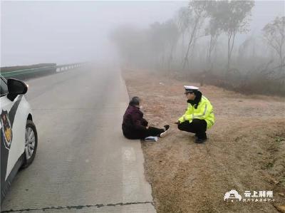 守护农村地区道路交通安全 荆州交警加大宣传管控力度