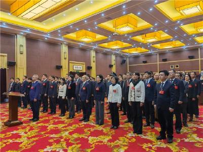 荆州市新当选国家工作人员进行宪法宣誓