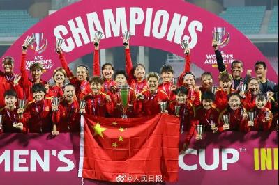 刚刚夺冠的中国女足，有五名队员来自武汉江大女足！