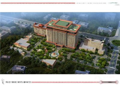 荆州市中医院中医特色大楼即将封顶