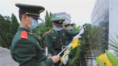 【网络中国节•清明】武警湖北总队荆州支队开展清明祭奠缅怀活动