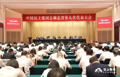 民建湖北省第九次代表大会召开，李克权当选民建十二次全国代表大会代表
