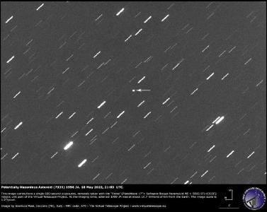 一颗小行星将于27日掠过地球