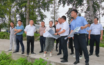 万玲玲带队调研太湖港街道​党建阵地和基础设施建设