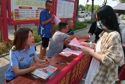 荆州高新区市场监督管理局开展食品安全宣传周活动