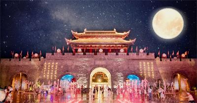 中秋节期间，荆州方特推出“方特千灯会”主题活动