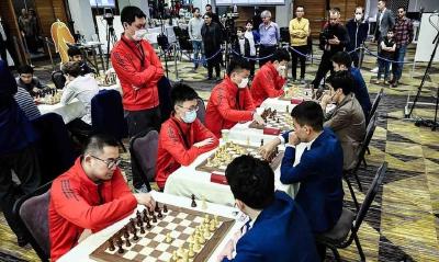 中国队夺得2022年国际象棋世界男团赛冠军 