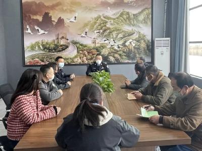 学习贯彻党的二十大精神丨荆州高新区公安分局来到荆州市中楚环保科技有限公司，开展宣讲活动