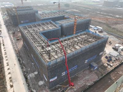 长江大学项目主体结构和人防地下室结构通过验收