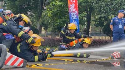 提升实战能力！荆州27支消防队伍同台竞技