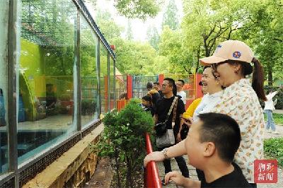 “五一”假期中山公园动物园游客突破10000人