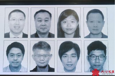 香港国安处悬红100万港币通缉8人