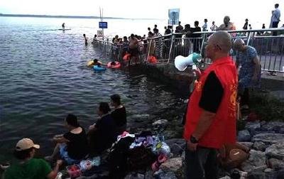 荆州中心城区公园新增37处防溺水救生设施取用点