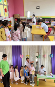 荆州区八岭山镇卫生院开展学龄前儿童免费体检