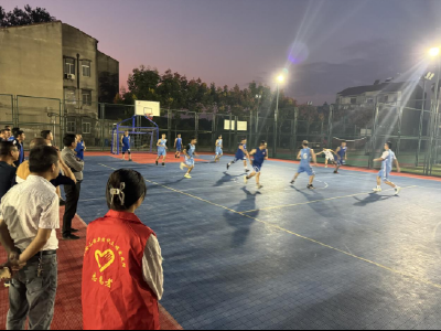 荆州区八岭山镇开展篮球友谊赛活动