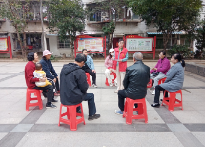 荆州区新民社区开展党的二十大精神宣讲活动