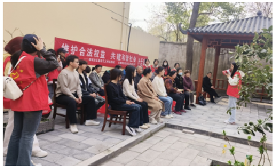 荆州区四机社区 ：维护合法权益 共建和谐社区