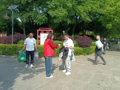 宣传“禁捕”保护长江  沙市区荆江亭社区志愿者在行动