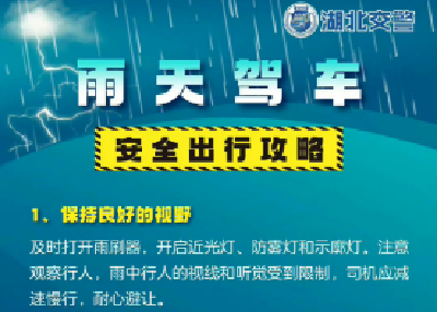 注意！暴雨来袭，这份安全提示请收好↓↓↓