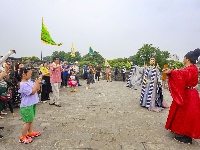 图集|端午假期，荆州古城宾阳楼情景剧精彩上演