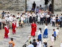 图集|端午假期，荆州古城宾阳楼情景剧精彩上演