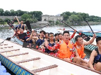 图集丨备战龙舟赛 九龙渊赛场参赛队伍训练正酣