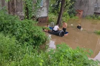 监利全力以赴应对强降雨