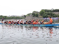 图集丨备战龙舟赛 九龙渊赛场参赛队伍训练正酣
