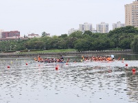 图集丨备战龙舟赛 九龙渊赛场参赛队伍训练正酣