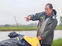 监利市：抢排农田渍水 减少农田作物损失